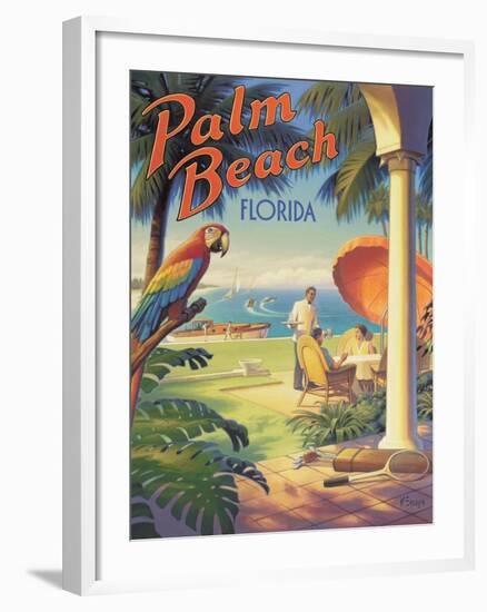 Palm Beach, Florida-Kerne Erickson-Framed Art Print