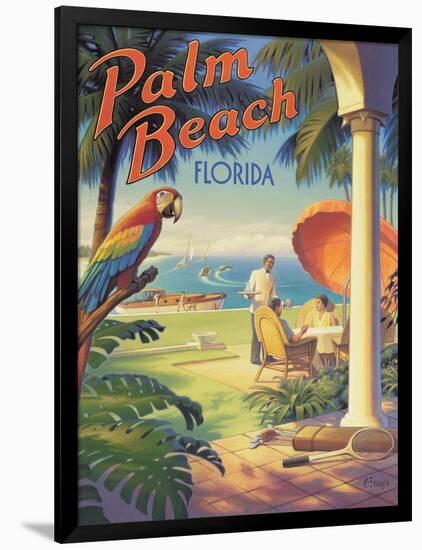 Palm Beach, Florida-Kerne Erickson-Framed Art Print