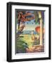 Palm Beach, Florida-Kerne Erickson-Framed Art Print