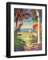 Palm Beach, Florida-Kerne Erickson-Framed Art Print