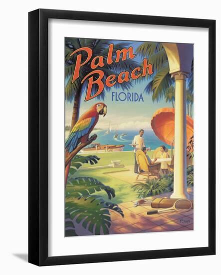 Palm Beach, Florida-Kerne Erickson-Framed Art Print