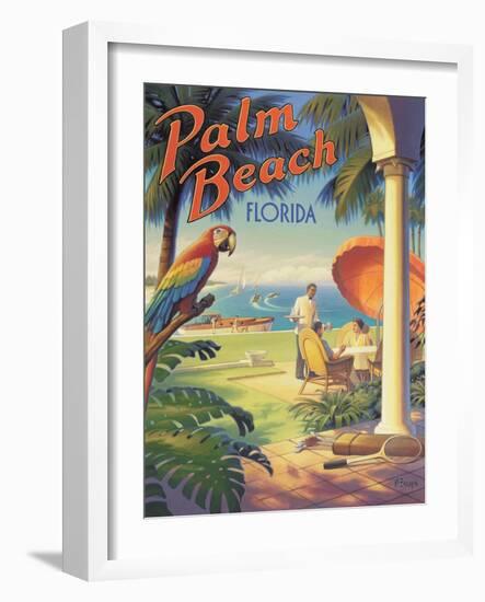 Palm Beach, Florida-Kerne Erickson-Framed Art Print