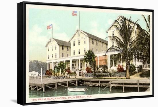 Palm Beach Hotel, Palm Beach, Florida-null-Framed Stretched Canvas