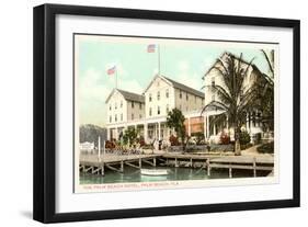 Palm Beach Hotel, Palm Beach, Florida-null-Framed Art Print