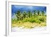 Palm Beach - In the Style of Oil Painting-Philippe Hugonnard-Framed Giclee Print