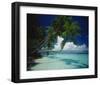 Palm beach, Maldives-null-Framed Art Print