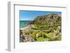 Palm beach of Preveli, Rethymno, Crete, Greek Islands, Greece, Europe-Markus Lange-Framed Photographic Print