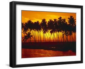 Palm Beach, Sundown, Back Light-Thonig-Framed Photographic Print