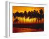 Palm Beach, Sundown, Back Light-Thonig-Framed Photographic Print