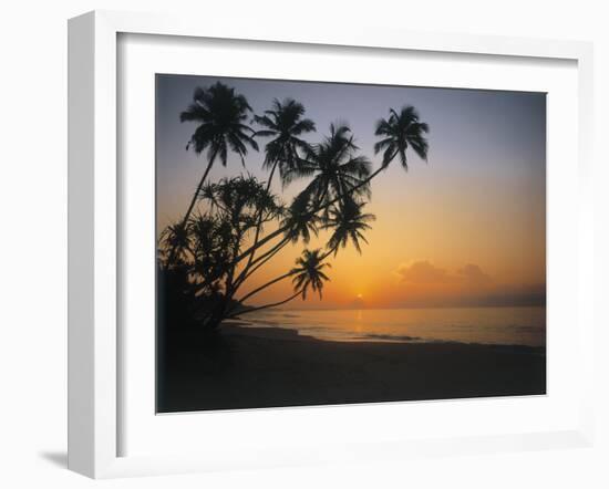 Palm Beach, Sunset-Thonig-Framed Photographic Print