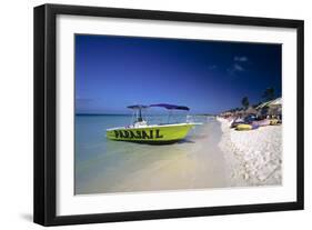 Palm Beach View, Aruba-George Oze-Framed Photographic Print