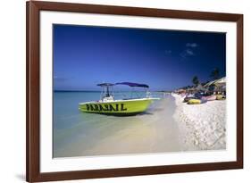 Palm Beach View, Aruba-George Oze-Framed Photographic Print