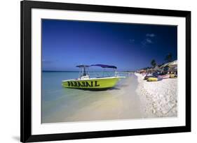 Palm Beach View, Aruba-George Oze-Framed Photographic Print