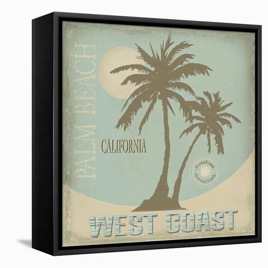 Palm Beach-Karen Williams-Framed Stretched Canvas