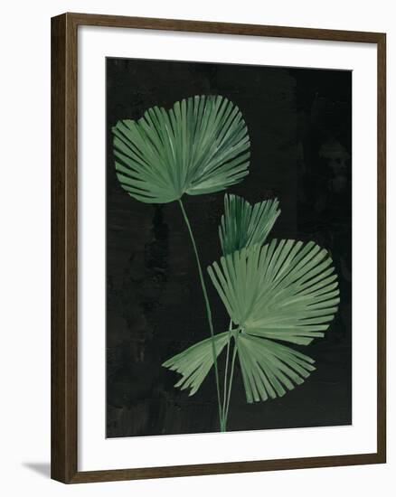 Palm Botanical III Black-Julia Purinton-Framed Art Print