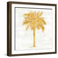 Palm Coast II On White-Sue Schlabach-Framed Art Print