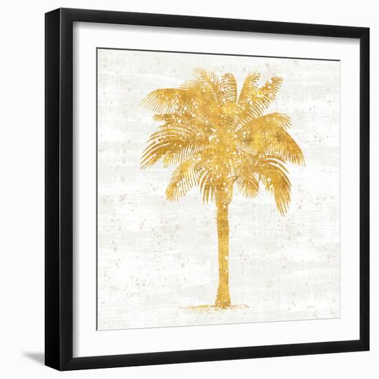 Palm Coast II On White-Sue Schlabach-Framed Art Print