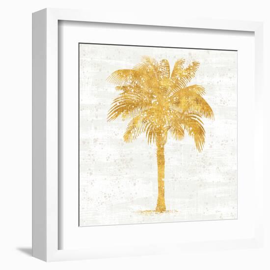 Palm Coast II On White-Sue Schlabach-Framed Art Print