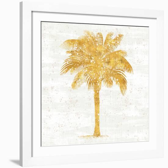 Palm Coast II On White-Sue Schlabach-Framed Art Print