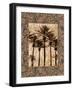 Palm Collage II-John Seba-Framed Art Print