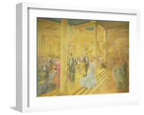 Palm Court - Winter at the Ritz-Peter Miller-Framed Giclee Print