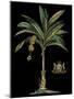 Palm & Crest on Black I-null-Mounted Art Print