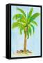 Palm Days I-Julie DeRice-Framed Stretched Canvas