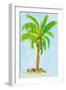 Palm Days I-Julie DeRice-Framed Art Print