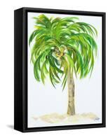 Palm Days III-Julie DeRice-Framed Stretched Canvas