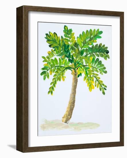 Palm Days IV-Julie DeRice-Framed Art Print