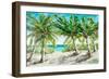 Palm Escape-Julie DeRice-Framed Art Print