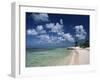 Palm-Fringed Beach, Cayman Kai, Grand Cayman, Cayman Islands, West Indies, Central America-Ruth Tomlinson-Framed Photographic Print