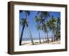 Palm Fringed Beach, Goa, India-Michelle Garrett-Framed Photographic Print