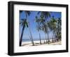 Palm Fringed Beach, Goa, India-Michelle Garrett-Framed Photographic Print