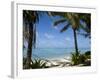 Palm Fringed Beaches, Cook Islands, South Pacific, Pacific-DeFreitas Michael-Framed Photographic Print