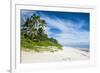 Palm Fringed Kolovai Beach, Tongatapu, Tonga, South Pacific, Pacific-Michael Runkel-Framed Photographic Print