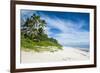Palm Fringed Kolovai Beach, Tongatapu, Tonga, South Pacific, Pacific-Michael Runkel-Framed Photographic Print