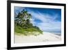 Palm Fringed Kolovai Beach, Tongatapu, Tonga, South Pacific, Pacific-Michael Runkel-Framed Photographic Print