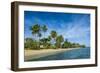 Palm Fringed White Sand Beach on an Islet of Vava'U, Tonga, South Pacific-Michael Runkel-Framed Photographic Print