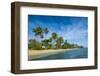 Palm Fringed White Sand Beach on an Islet of Vava'U, Tonga, South Pacific-Michael Runkel-Framed Photographic Print