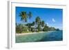 Palm Fringed White Sand Beach on an Islet of Vavau, Vavau Islands, Tonga, South Pacific, Pacific-Michael Runkel-Framed Photographic Print