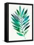 Palm Frond Flow III-Annie Warren-Framed Stretched Canvas