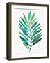 Palm Frond Flow IV-Annie Warren-Framed Art Print