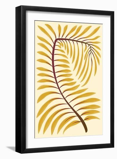 Palm Frond II-null-Framed Art Print