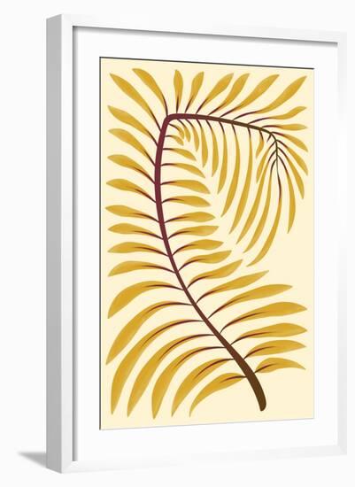 Palm Frond II-null-Framed Art Print