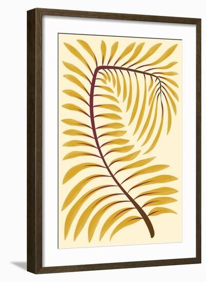 Palm Frond II-null-Framed Art Print