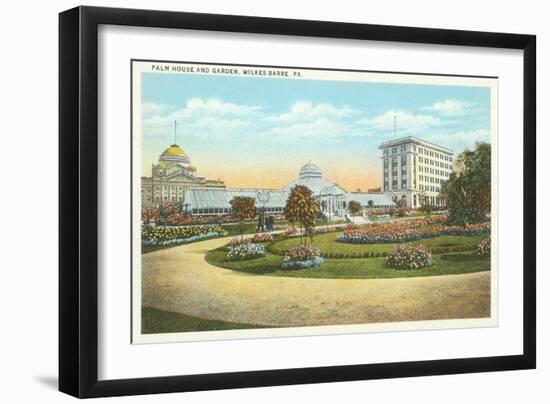 Palm House and Garden, Wilkes-Barre, Pennsylvania-null-Framed Art Print