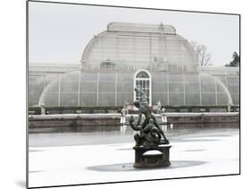 Palm House in Kew Gardens in Winter-Charles Bowman-Mounted Photographic Print