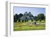 Palm House in the palace garden of Schoenbrunn Palace, Vienna, Austria-null-Framed Art Print