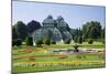 Palm House in the palace garden of Schoenbrunn Palace, Vienna, Austria-null-Mounted Art Print